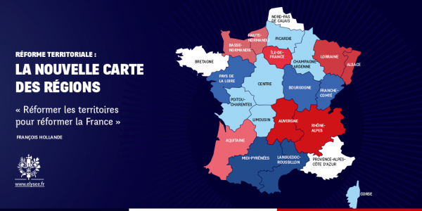 France merger in place as regions to reduce from 22 to 14