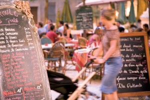 Montpellier restaurant boards E Carrau