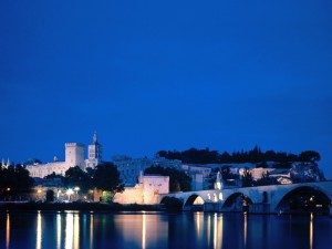 Bridge on the River Rhone,  Avignon, Vaucluse, France