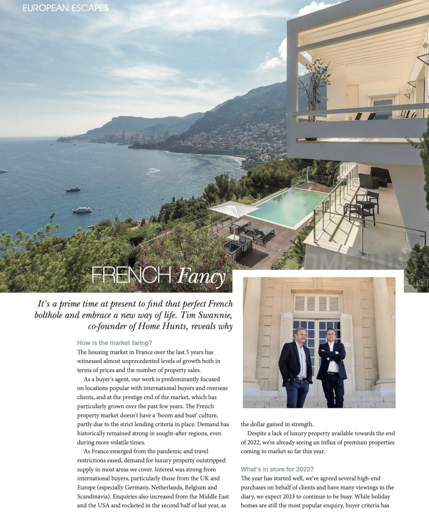 buying luxury property in France